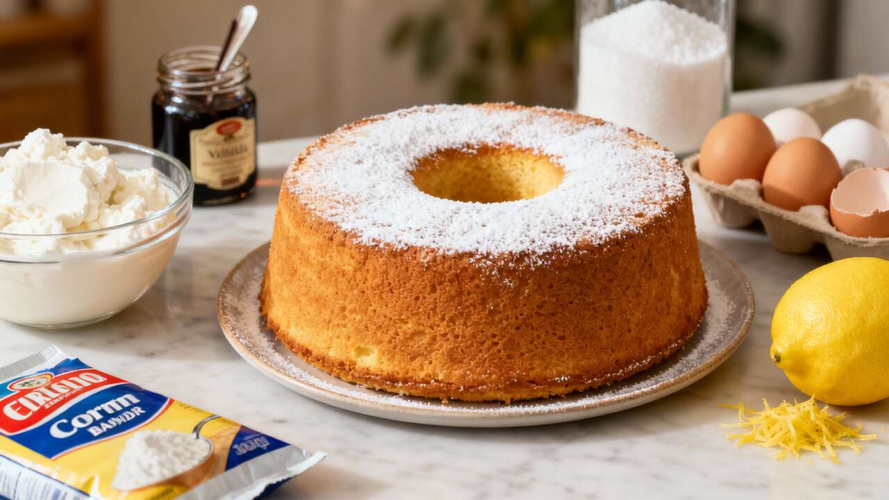 Ciambellone senza farina: dolce soffice con ricotta che si scioglie in bocca